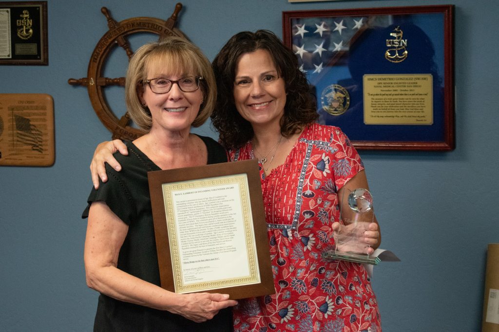 Tiffany Swisher Receives Max E. Lambert Outstanding Volunteer Award AAVD