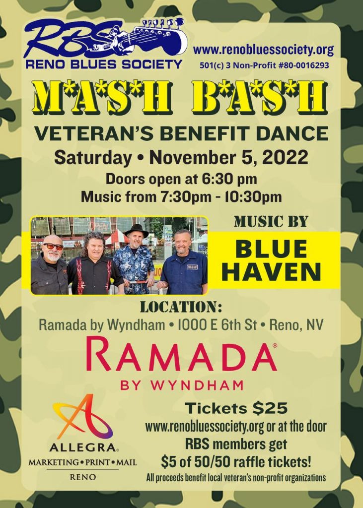 RBS MASH BASH Veteran's Benefit Dance Informational Flyer